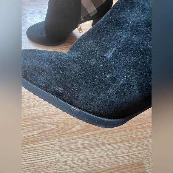NIB Burberry HOUSE CHECK AND SUEDE ANKLE BOOTS 38 - Picture 4 of 16